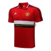 Manchester United Trainings Poloshirt 2022-23 Rot Schwarz Weiß Für Herren